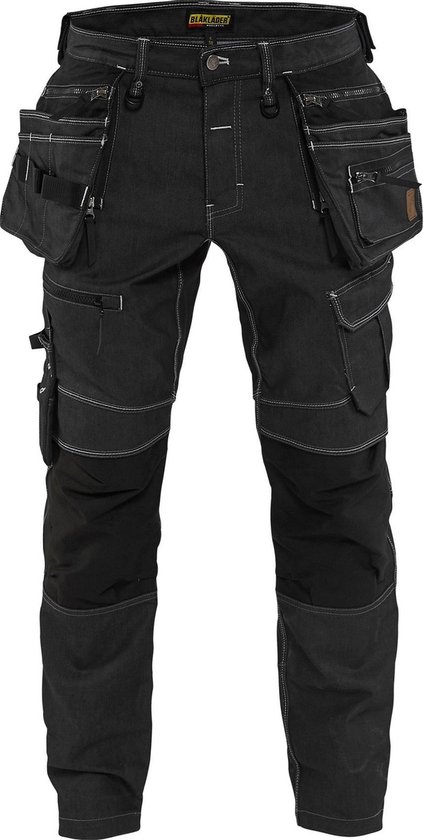 Blaklader 1990 Werkbroek Denim Stretch Zwart | bol.com