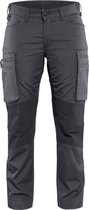 Blaklader 7159 Dames Werkbroek Stretch Donkergrijs/Zwart