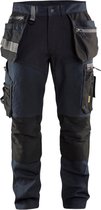 Blaklader Pantalon de travail avec panneaux stretch et poches jeans - Marine foncé / Zwart - C56