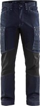 Blaklader 1459 Werkbroek Stretch Cordura Denim Marineblauw/Zwart - maat C44