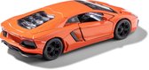 Lamborghini Aventador oranje speelgoedauto welly city-play