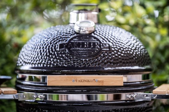 YAKINIKU Kamado - XLARGE BASIC - 22Inch - 56 cm Grilloppervlak - Inclusief Onderstel & Zijtafels - 8-12 Personen van Merkloos — afbeelding 5