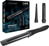 Bol.com Revamp Progloss Multiform WD1500 3 in 1 Krultang - Multistyler - 13/25mm | 32mm | 38mm - 120 °C tot 210 °C - Reisadapter... aanbieding