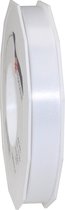 1x XL Hobby/decoratie zilveren satijnen sierlinten 1,5 cm/15 mm x 91 meter- Luxe kwaliteit - Cadeaulint satijnlint/ribbon