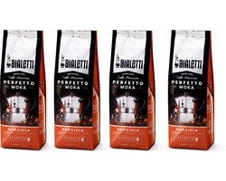 Bialetti Moka Hazelnut gemalen koffie - 4x 250 gram