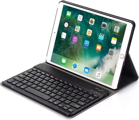 iPad Air / Air 2 Bluetooth Keyboard Case Toetsenbord hoes - Zwart | bol.com