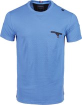 T Shirt Met Borstzak 15216 Niagara Blue
