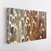 Onlinecanvas - Schilderij - Abstract Photography The Deserts Africa From The Air Art Horizontal Horizontal - Multicolor - 75 X 115 Cm