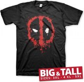 MARVEL - T-Shirt Big & Tall - Deadpool Splash (5XL)