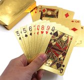 Speelkaarten - kaarten goud - Set van 54 vergulde kaarten - Waterdichte kaarten - Flexibele kaarten - Buigbare kaarten - Luxe uitgave - Limited edition