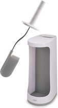 Joseph Joseph - Flex Store Toiletborstel met Extra Grote Houder - Wit/Grijs