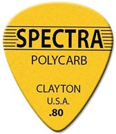 Clayton Spectra plectrums 0.80 mm 6-pack