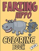 Farting Hippo coloring book for kids