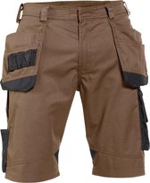 DASSY Bionic D-FX Korte Werkbroek Bruin/Grijs