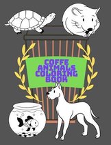coffe animals coloring book