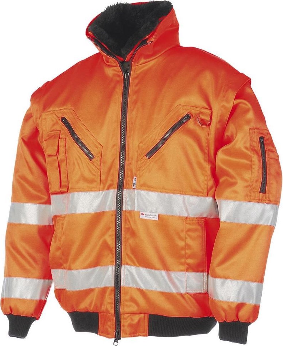 SIOEN Sparrow Reflecterende Pilot Winter Werkjas Oranje