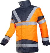 SIOEN SIOPOR Skollfield Reflecterende Winter Werkjas Oranje/Donkerblauw