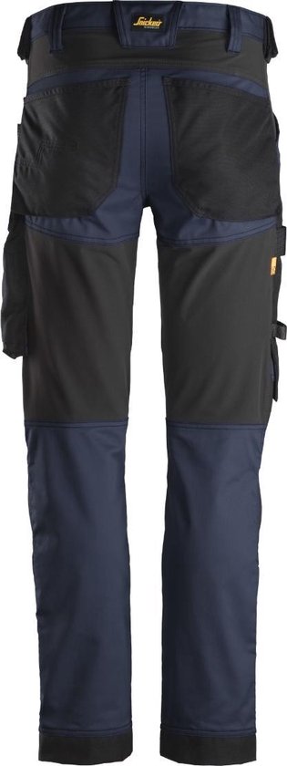 Snickers Workwear Snickers 6341 Pantalon de travail Stretch AllroundWork Bleu fonce Zwart