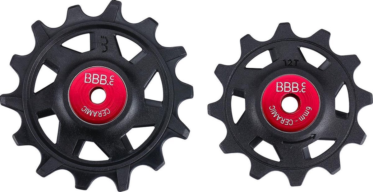 BBB Cycling Derailleurwieltjes RollerBoys Ceramic - Compatibel met SRAM - Zwart - 12T-14T - BDP-17 - BBB cycling