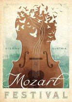 Muziek Poster - Mozartfestival - Wandposter 60 x 40 cm