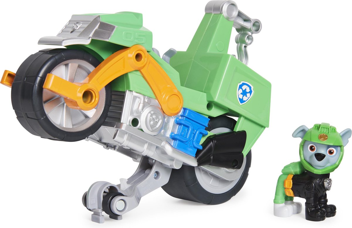 Bol.com PAW Patrol Moto Pups - Rocky - Terugtrekmotor - Speelgoedauto aanbieding