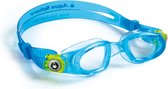 Aqua Sphere Moby Kid - Zwembril - Clear Lens - Aqua/Lime