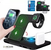 docking station wireless charger 4 in 1 station stand dock Charger Q20 Voor Apple watch/ Airpods pro BIJ EXPRESSRY STORE