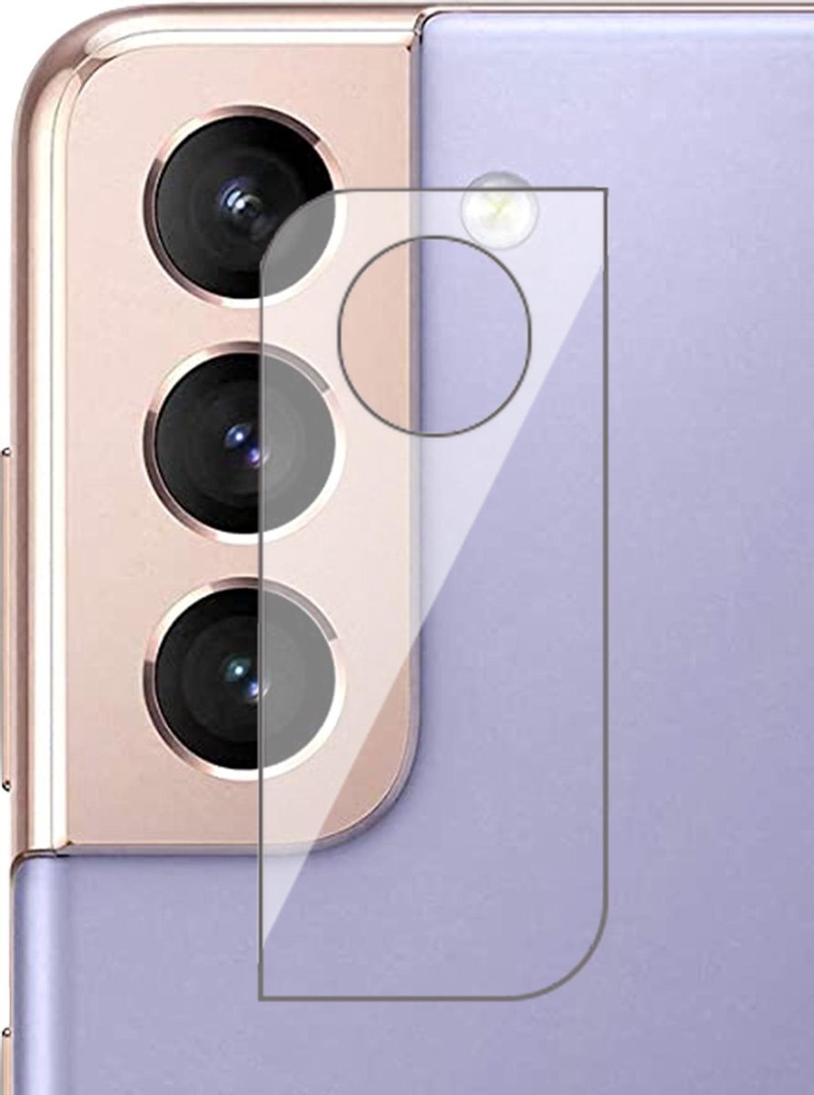 Camera Lens Screenprotector geschikt voor Samsung S21 - Glas Screen Protector