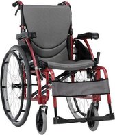 Ergonomische Rolstoel Opvouwbaar Rood - 51 cm