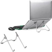 Laptop standaard LB-503 verstelbare comfortabele draagbare onzichtbare opvouwbare notebook houder Draagbare laptop Bureau houder Meer 10-17 inch laptops, tablet - Zwart