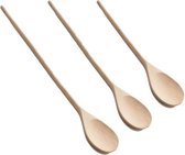 Houten Pollepel | Set 3 Stuks | 35-30-25 cm