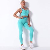 JT Supply – Flex – Sportlegging Dames High Waist – Sportbroek Dames – Sportkleding Dames - Seamless Sportlegging - Hardloopbroek Dames – Tiktok Legging – Yogalegging Dames – Fitnes