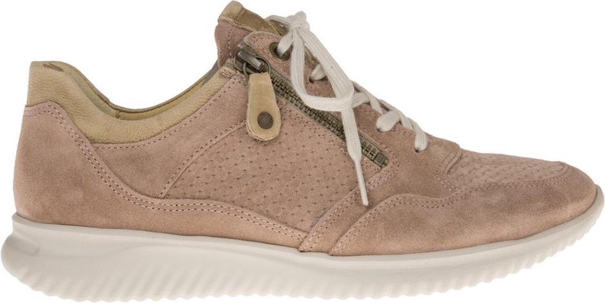 Hartjes Sneakers Dames Lage sneakers Damesschoenen Suède 113362 Oud roze
