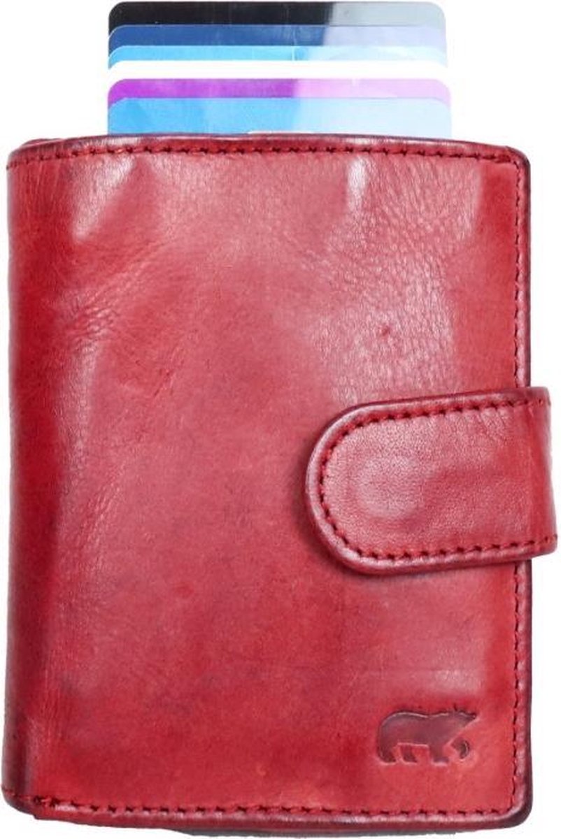 Bear Design Kris Creditcardhouder / Pasjeshouder - Rood