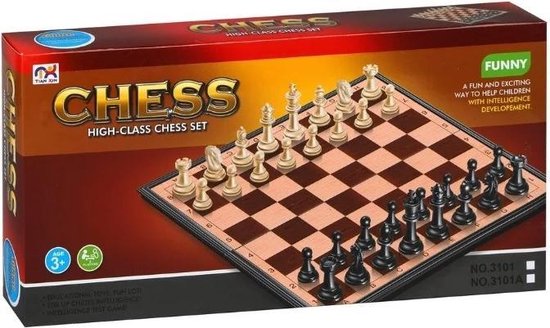 Afbeelding van het spel Tian Xin: Schaakbord met Schaakstukken - Schaakset - Chess Set - Schaken - Opklapbaar