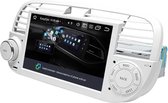 Fiat 500 2007-2015 Android 10 navigatie en multimediasysteem PX5 4+64GB WIT