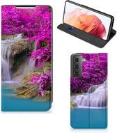 Telefoonhoesje Samsung Galaxy S21 Wallet Bookcase Waterval