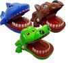 Afbeelding van het spelletje Krokodil Met Kiespijn - Haai Met Kiespijn - Hond Met Kiespijn - Voordeel Set - 3 stuks - Drankspel - Reisspel - Speelgoed