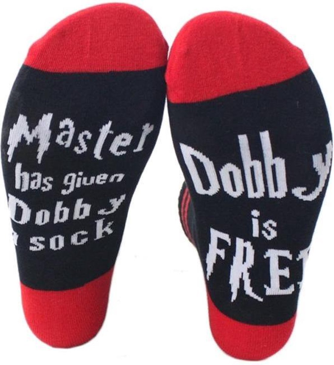 HP sokken met tekst: Dobby is Free - maat 36-41