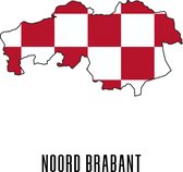 Poster Noord-Brabant - 42x29,7 cm - Provincie Poster - t1m productions