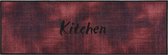 MD Entree - Keukenloper - Cook & Wash - Kitchen Burgundy - 50 x 150 cm