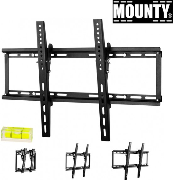 Support mural TV Mounty - Support TV - Support TV inclinable - universel -  32/86... | bol.com