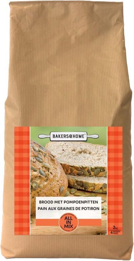 Foto: All in broodmix pompoenpitten brood 2kg 