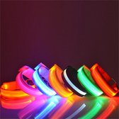 Vegena 4 stuks reflectorbanden, led-armband, lichtband, reflecterende