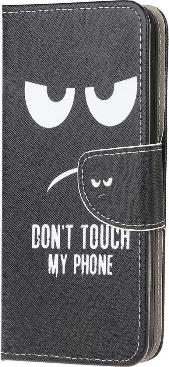 Do not touch book case hoesje Telefoonhoesje geschikt voor Samsung Galaxy A52