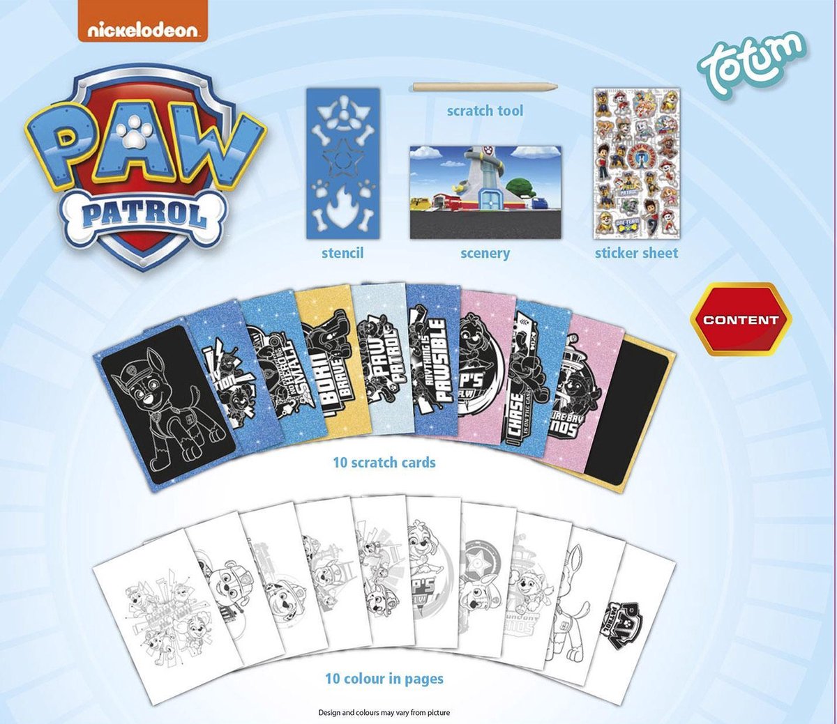 PAW Patrol Totum vakantie doeboek luxe kraskaarten- en kleurboek / creatief speelgoed jongens en meisjes junior scratch art - A5 harde kaft — afbeelding 8