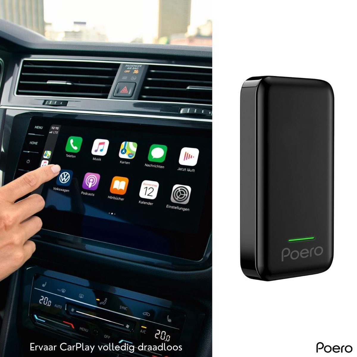 Adaptateur CarPlay sans fil PDTO pour iPhone Apple CarPlay Dongle
