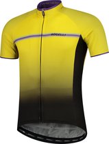 Rogelli Wielershirt KM Dex Zwart/Geel/Paars 3XL