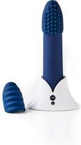 Bundle - Nu Sensuelle - Point Plus Bullet Vibrator - Blauw met glijmiddel