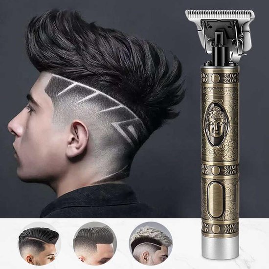 Winkelier bijkeuken Varen Gouden trimmer voor Mannen - Haartrimmer - Baardtrimmer - Gold - Barber -  Baard -... | bol.com